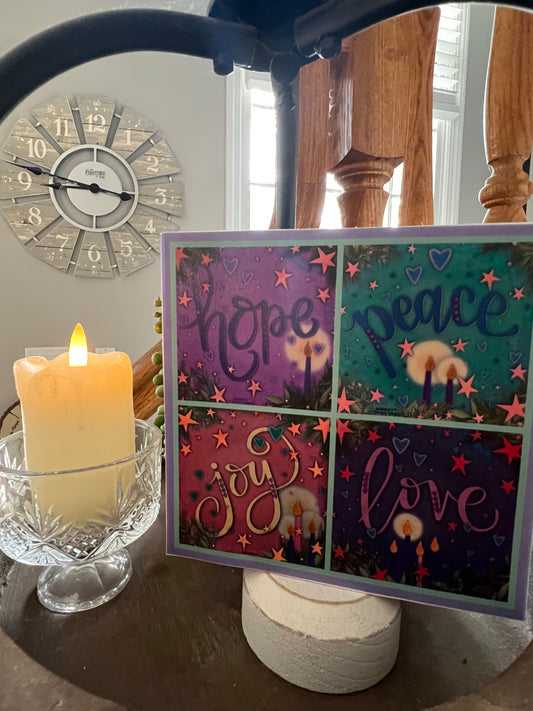 HOPE PEACE JOY LOVE