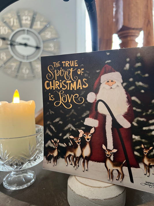 THE TRUE SPIRIT OF CHRISTMAS IS LOVE