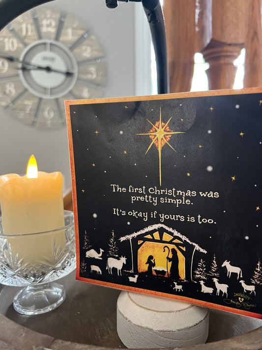 THE FIRST CHRISTMAS WAS PRETTY SIMPLE