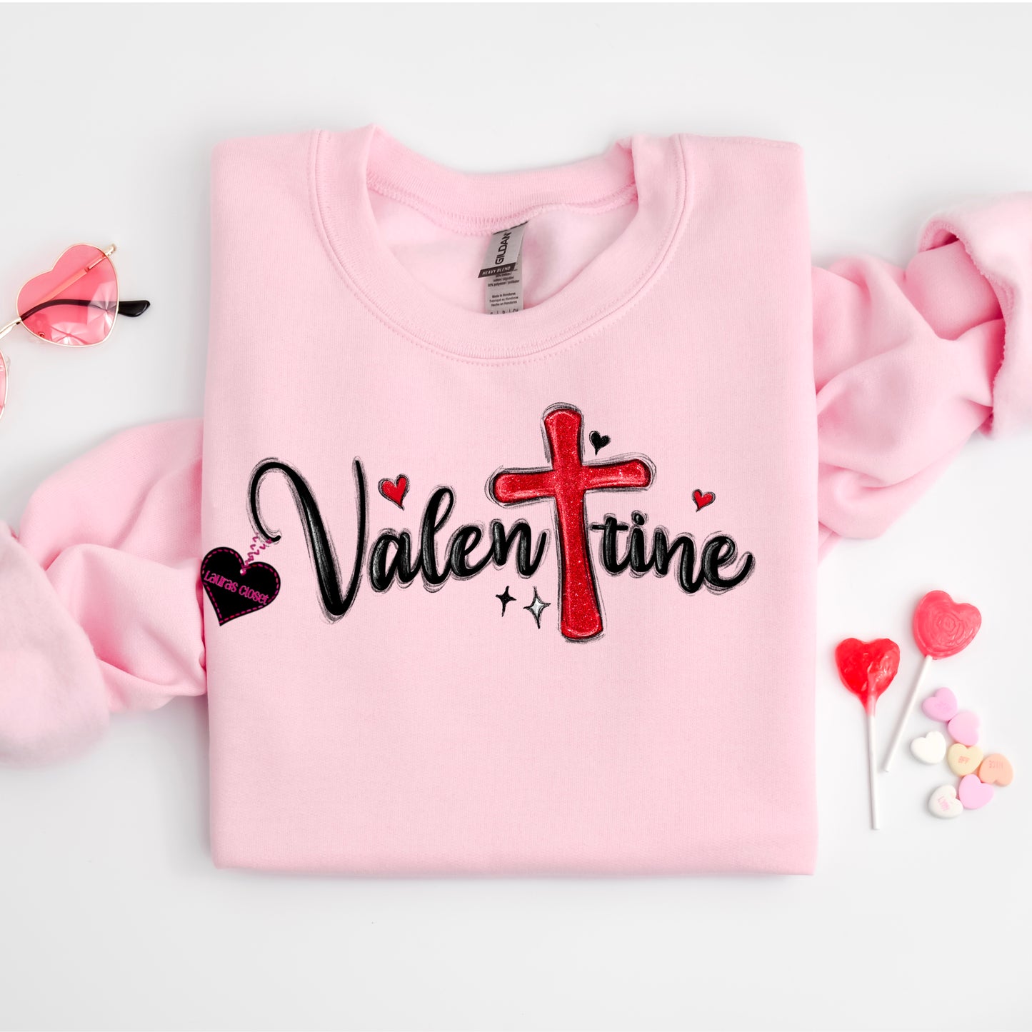 Valentine Cross Tee