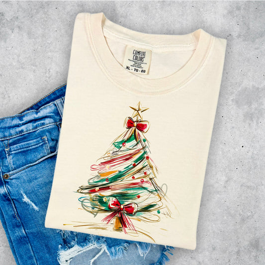 SCRIBBLY CHRISTMAS TREE