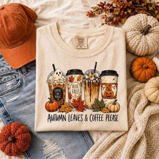 AUTUMN LEAVES AND COFFEE PLEASE