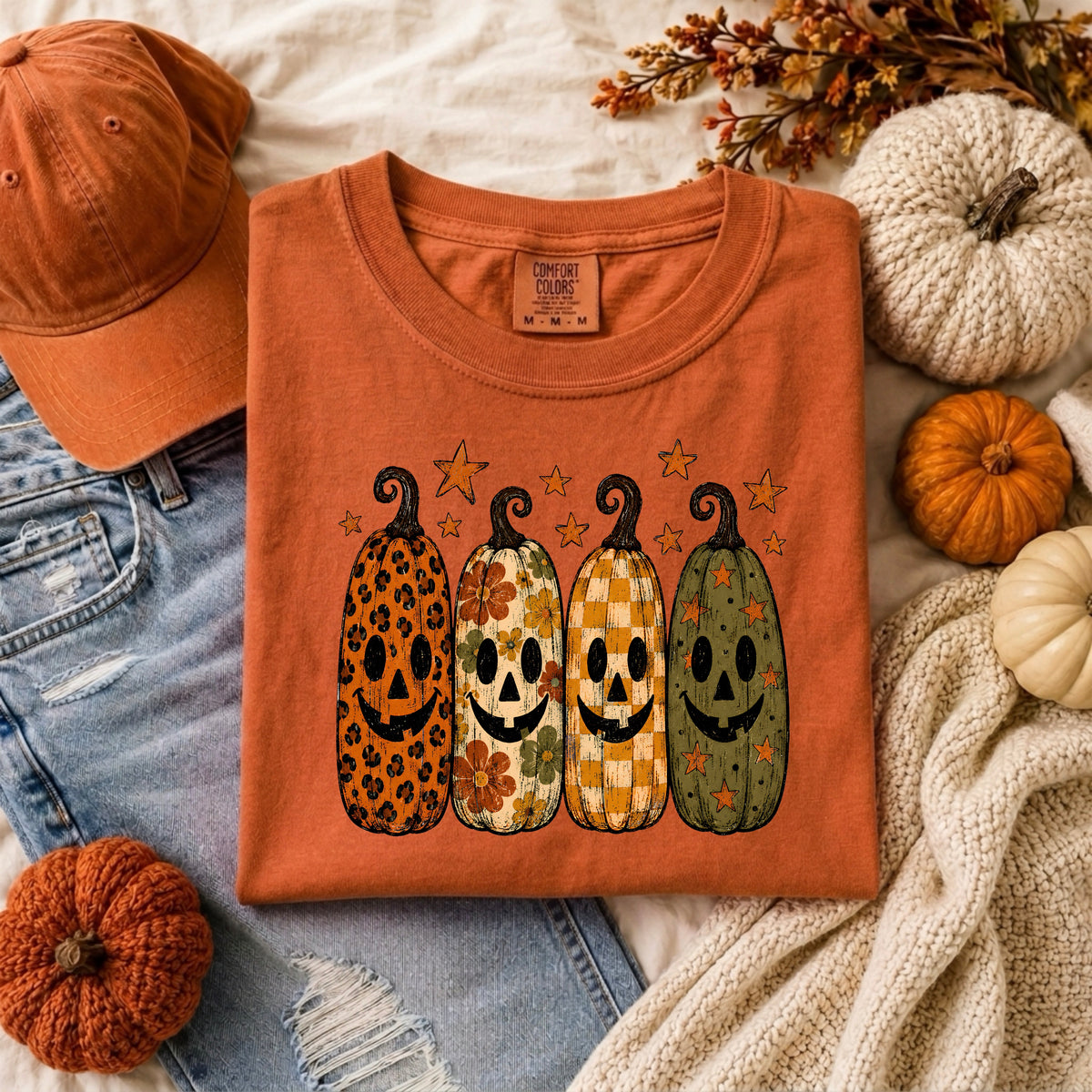 FALL PRINT PUMPKINS